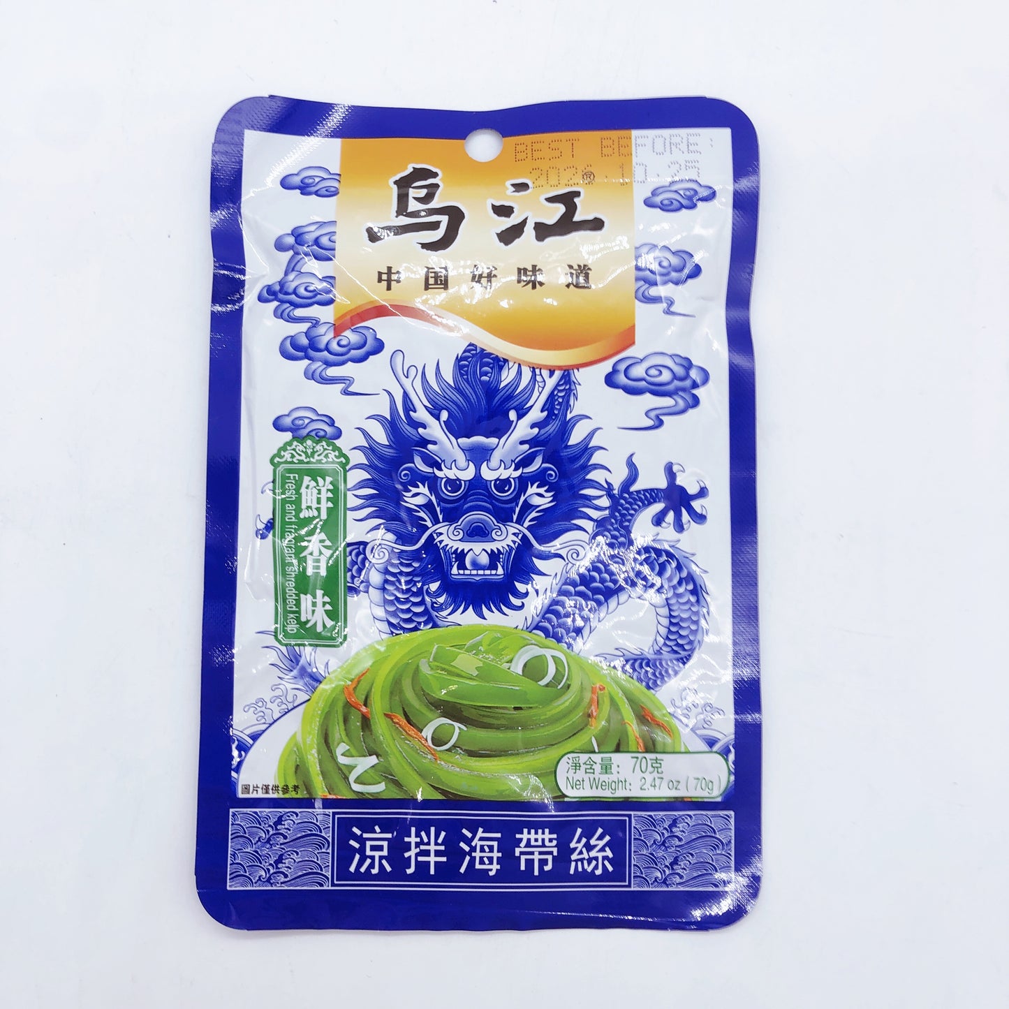 半价 半价 烏江 涼拌海帯絲 鮮香味70g  保质期：20261025