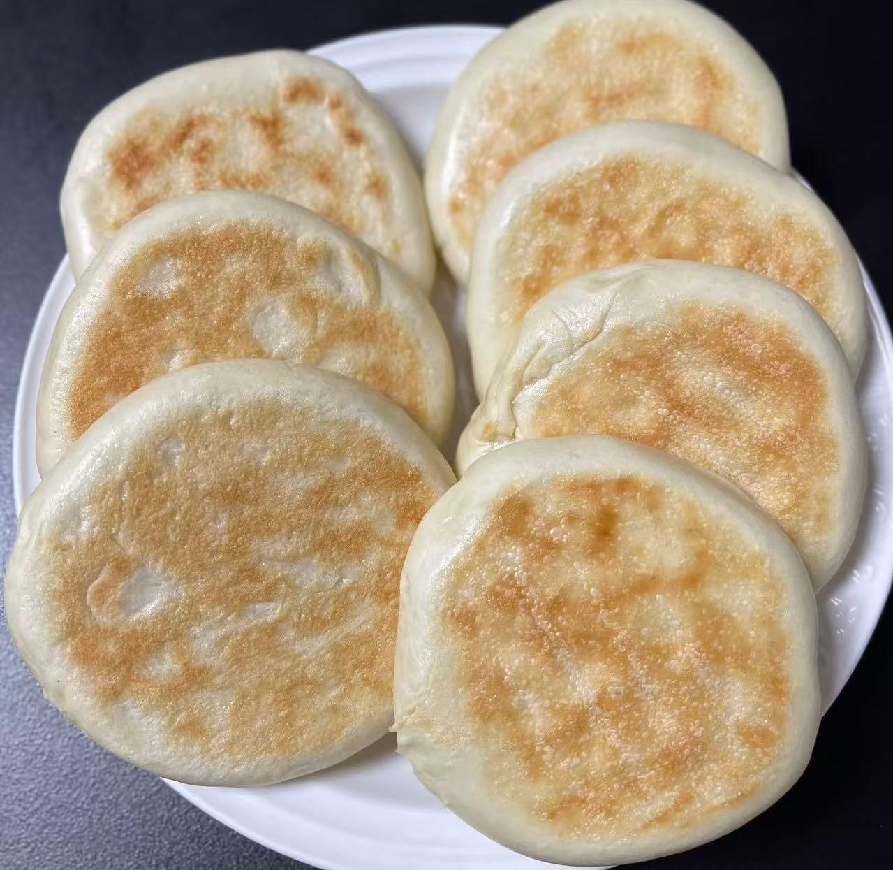 万家餅業白吉饃6个入肉夹馍饼皮　冷凍品