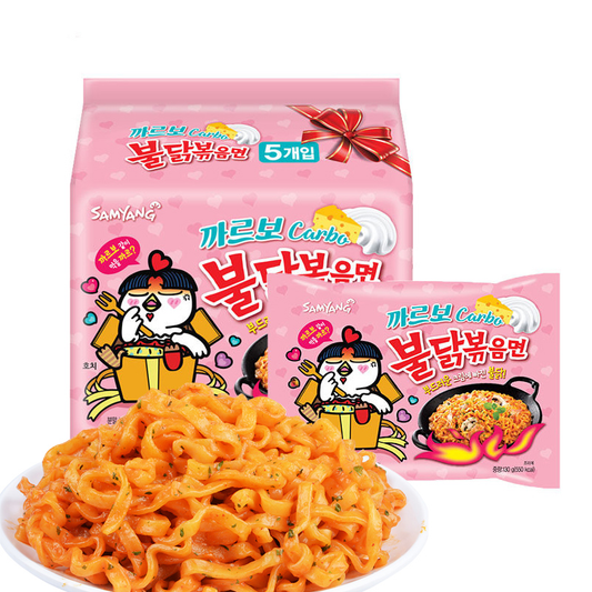 韓国 火鶏面 130g*5袋(粉）（乃油味）