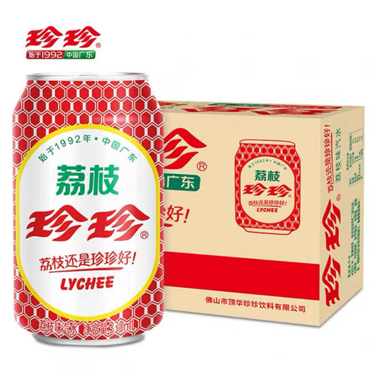 珍珍荔枝味汽水 330ml*24罐