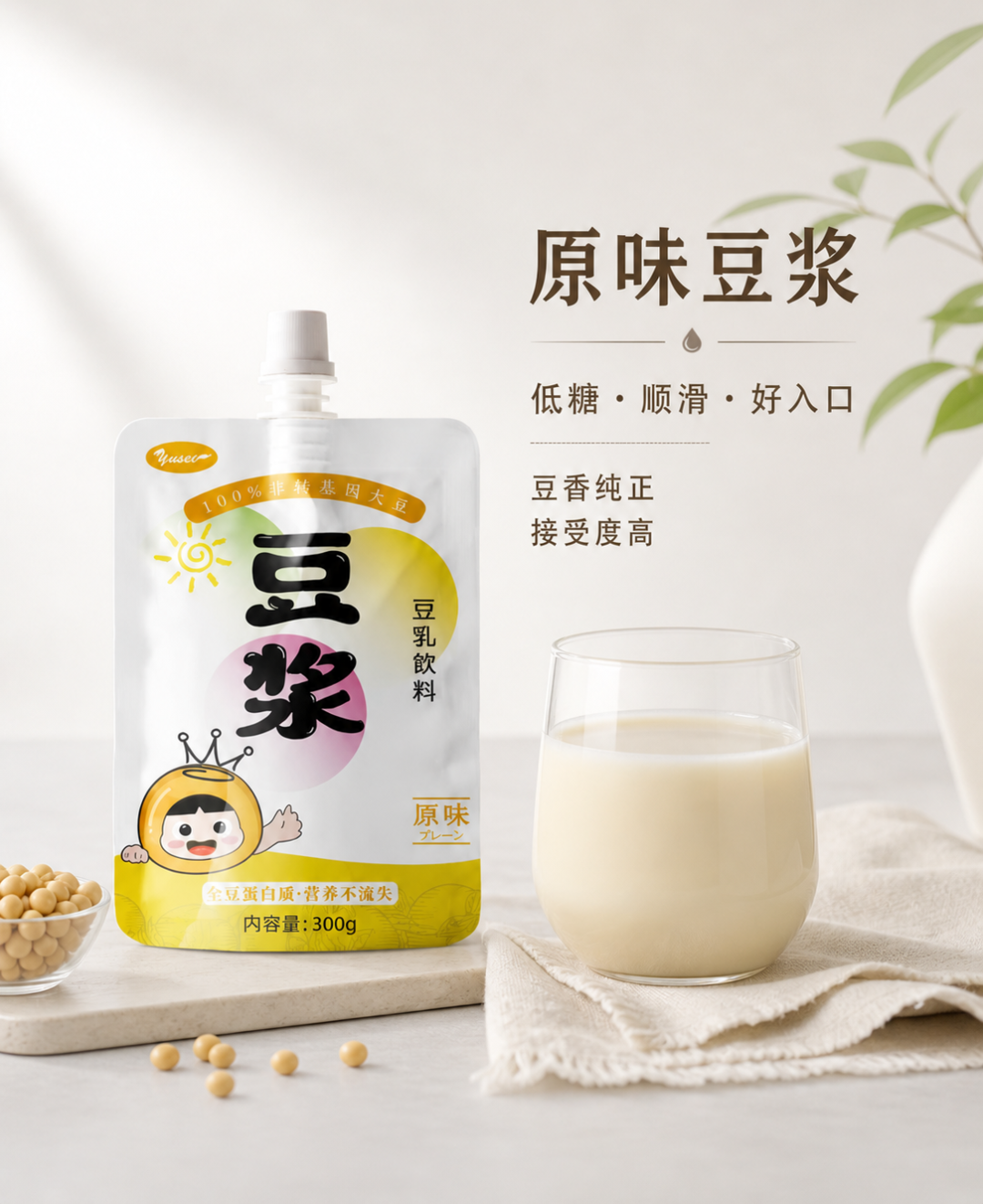 原味豆浆300g