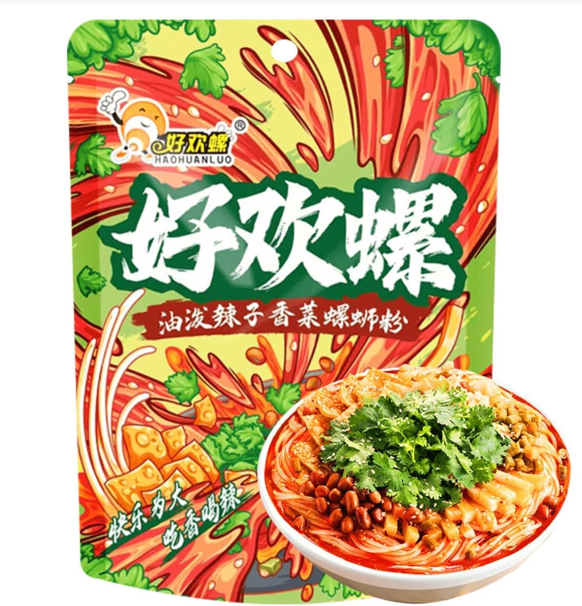 好欢螺油泼辣子香菜螺蛳粉270g